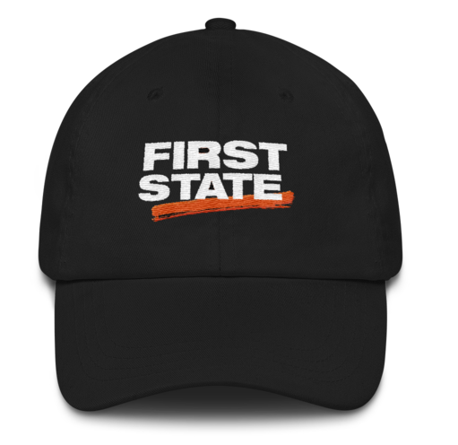 First State Dad Hat (Black)